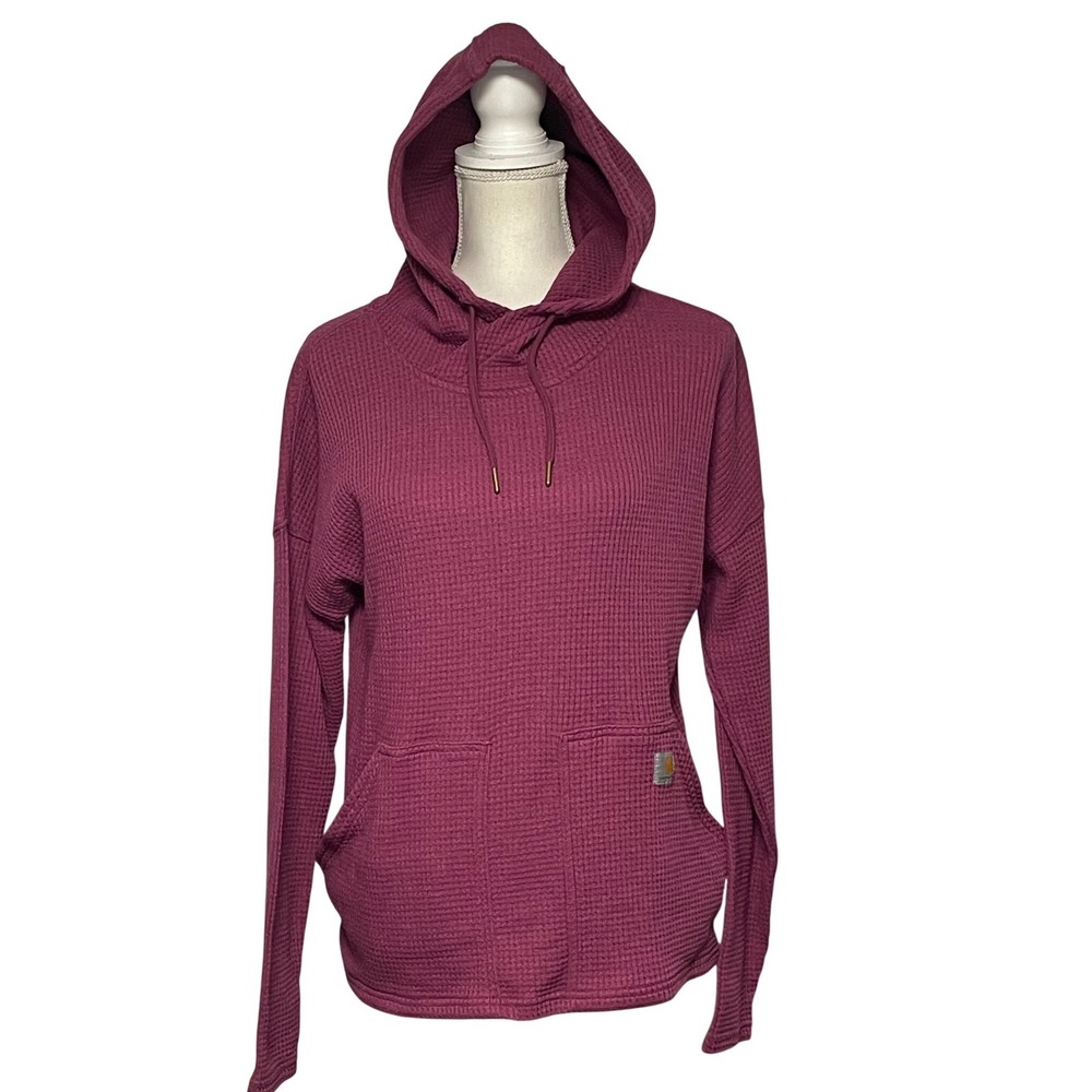 Carhartt Relaxed Fit Waffle Knit Sweatshirt Women's Small